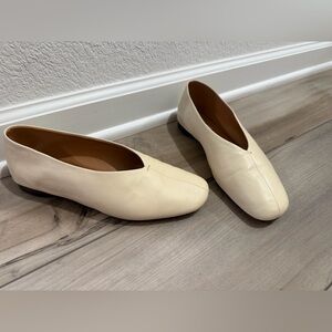 Mansur Gavriel glove ballet flats Ecru beige Women's Shoes